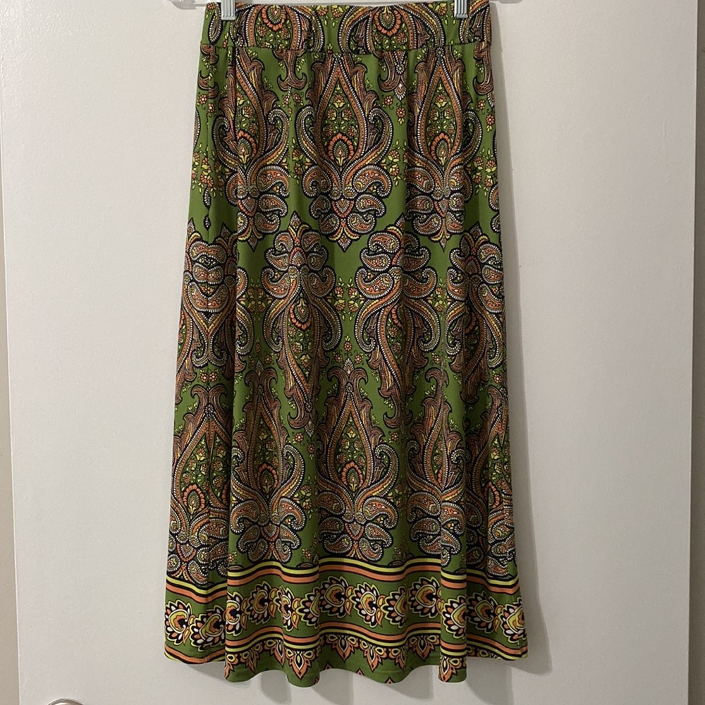 Bobby Mackie Paisley Skirt